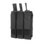 Preview: 8Fields Triple magazine pouch suitable for MP5/MP7/MP9 - Black